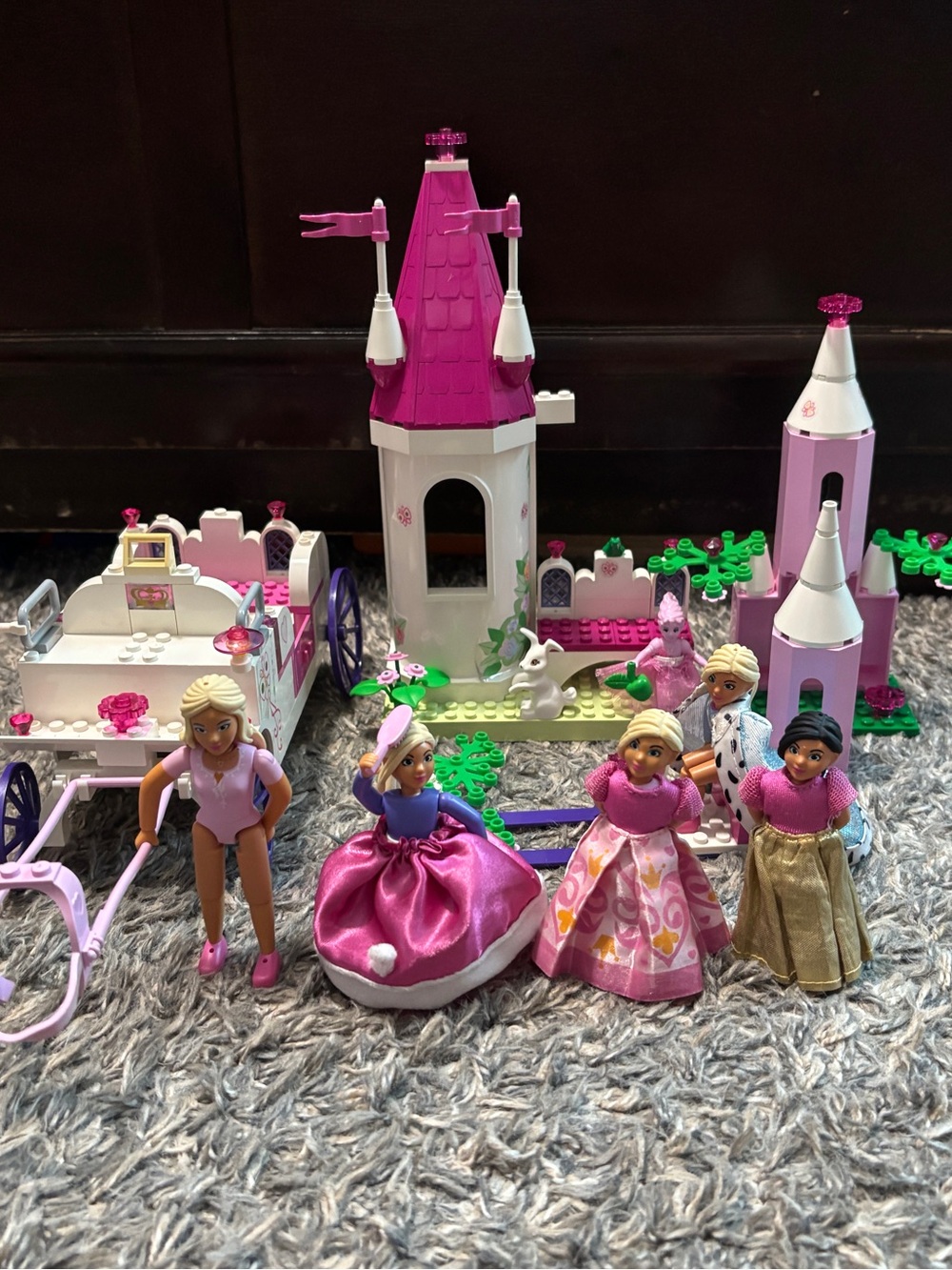Vintage LEGO Belville Bulk Lot 3 Sets 7578, 7580, 7579 & 6 Minifigures Rare